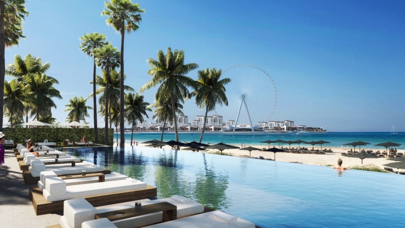 новая,  квартира, 2 спальни, собственный пляж, бассейн, детские площадки, тренажерный зал, сауна, Jumeirah Beach Residence, Дубаи, ОАЭ, купить