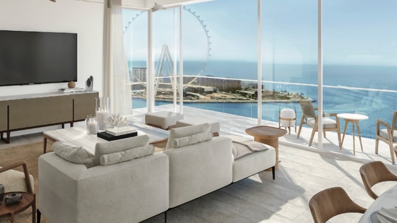 новая, квартира, 4 спальни, собственный пляж, бассейн, детские площадки, тренажерный зал, сауна, Jumeirah Beach Residence, Дубаи, ОАЭ, купить