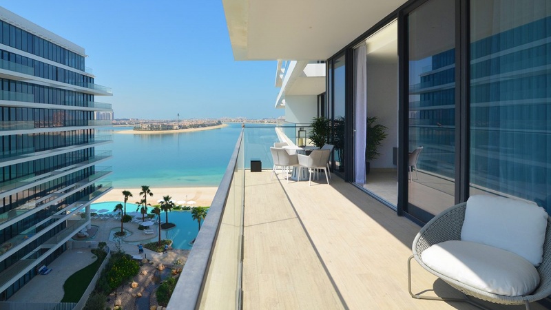 новые, апартаменты, с 2-мя спальнями, элитный жилой комплекс, бассейн под открытым небом, тренажерный зал, фитнес-центр, теннисные площадки, пляж, Палм-Джумейра, Serenia Residences, Серения Резиденсес, Дубай, ОАЭ, купить