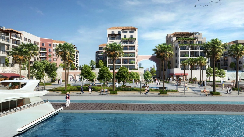 новые, апартаменты, 2 спальни, бассейны, частный пляж, открытый парк с детскими площадками, охраняемая парковка, пристань для яхт, La Voile, Port De La Mer, Дубай, ОАЭ, купить