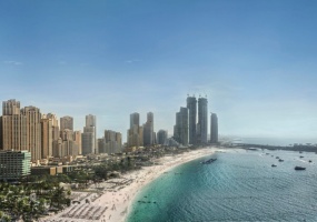 новая,  квартира, 2 спальни, собственный пляж, бассейн, детские площадки, тренажерный зал, сауна, Jumeirah Beach Residence, Дубаи, ОАЭ, купить